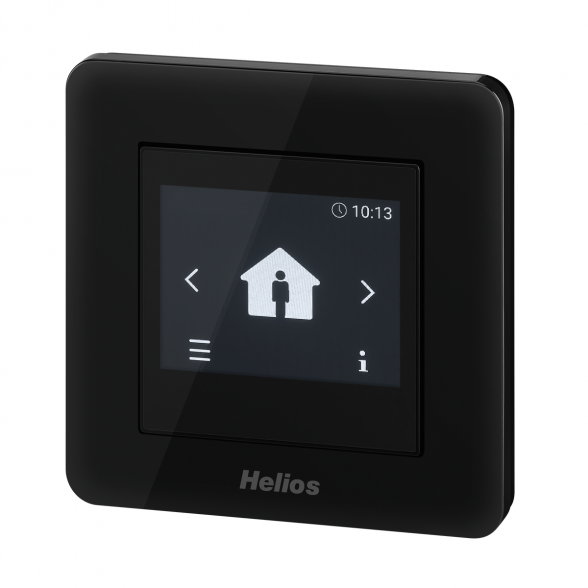 Helios easyControls3 Liečiamas Valdiklis (JUODAS)