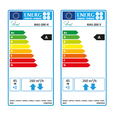 Rotacinis rekuperatorius ENSY InoVent AHU-200H (Dešininis) 2